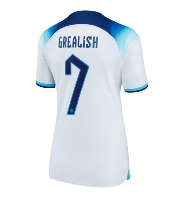 England Jack Grealish #7 Replika Hjemmebanetrøje Dame VM 2022 Kortærmet